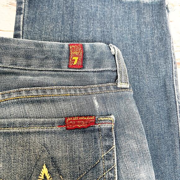 7 FOR ALL MANKIND Jeans A Pocket Sz 28 - Picture 5 of 6